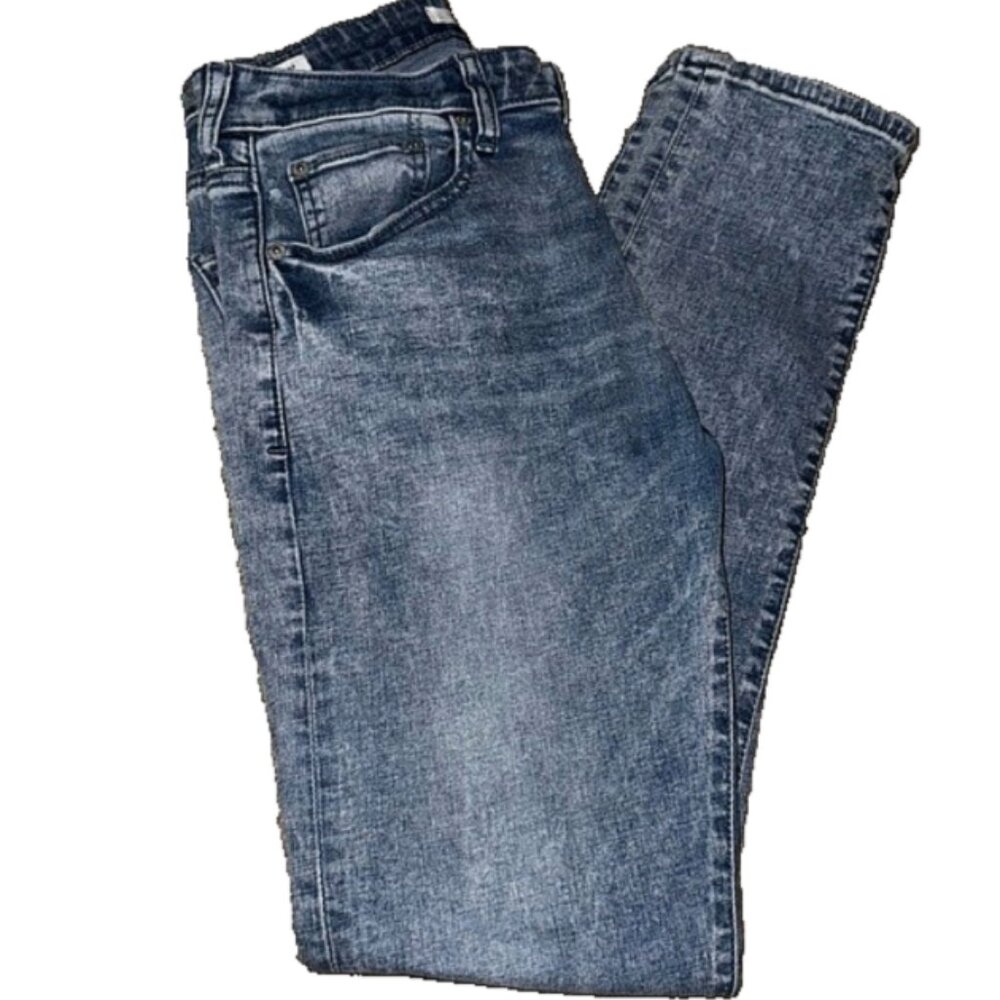 PacSun Men’s 29x32 Slim Straight Taper Medium Blue Wash Jeans Classic Denim EUC